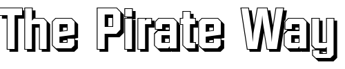 Font : SeanBeckerShadow-Bold Custom Text : The Pirate Way Test your own text here Click to download or to view this font on a tshirt that can be custom printed in Bali