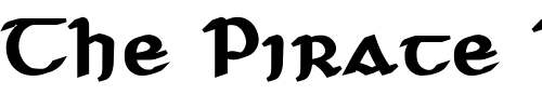 Font : Seanchló-Dubh Custom Text : The Pirate Way Test your own text here Click to download or to view this font on a tshirt that can be custom printed in Bali