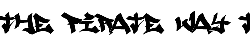 Font : Searfont Custom Text : The Pirate Way Test your own text here Click to download or to view this font on a tshirt that can be custom printed in Bali