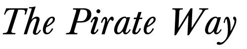 Font : Seaton-Normal-Italic Custom Text : The Pirate Way Test your own text here Click to download or to view this font on a tshirt that can be custom printed in Bali