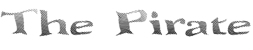 Font : Seawave-Basic Custom Text : The Pirate Way Test your own text here Click to download or to view this font on a tshirt that can be custom printed in Bali