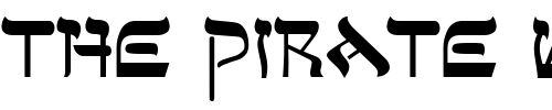 Font : Sefer-AH Custom Text : The Pirate Way Test your own text here Click to download or to view this font on a tshirt that can be custom printed in Bali
