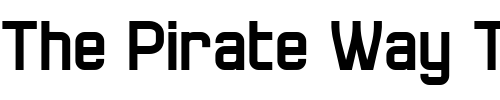 Font : SeizeBold Custom Text : The Pirate Way Test your own text here Click to download or to view this font on a tshirt that can be custom printed in Bali