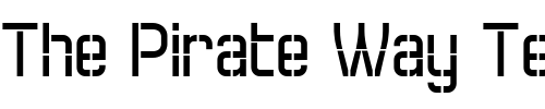 Font : SeizeOpen Custom Text : The Pirate Way Test your own text here Click to download or to view this font on a tshirt that can be custom printed in Bali