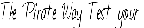 Font : SelfImage69-Regular Custom Text : The Pirate Way Test your own text here Click to download or to view this font on a tshirt that can be custom printed in Bali