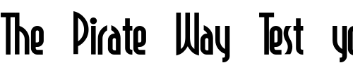 Font : SelznickNormal Custom Text : The Pirate Way Test your own text here Click to download or to view this font on a tshirt that can be custom printed in Bali