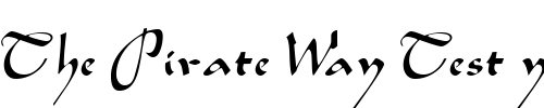 Font : SemiaScriptSSK Custom Text : The Pirate Way Test your own text here Click to download or to view this font on a tshirt that can be custom printed in Bali