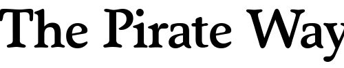 Font : SenateMedium-Regular Custom Text : The Pirate Way Test your own text here Click to download or to view this font on a tshirt that can be custom printed in Bali