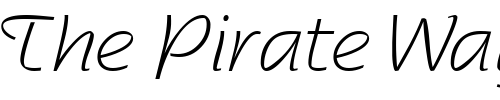 Font : SentimentalScriptLightSSK Custom Text : The Pirate Way Test your own text here Click to download or to view this font on a tshirt that can be custom printed in Bali