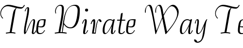 Font : SioloSSK-Regular Custom Text : The Pirate Way Test your own text here Click to download or to view this font on a tshirt that can be custom printed in Bali