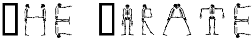 Font : Skeleton-Alphabet Custom Text : The Pirate Way Test your own text here Click to download or to view this font on a tshirt that can be custom printed in Bali