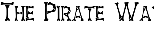 Font : Skelett Custom Text : The Pirate Way Test your own text here Click to download or to view this font on a tshirt that can be custom printed in Bali