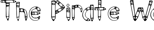 Font : SketchPencils Custom Text : The Pirate Way Test your own text here Click to download or to view this font on a tshirt that can be custom printed in Bali