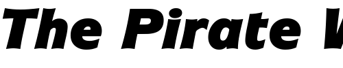 Font : SkiptonBlackSSK-BoldItalic Custom Text : The Pirate Way Test your own text here Click to download or to view this font on a tshirt that can be custom printed in Bali