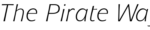 Font : SkiptonLightSSK-Italic Custom Text : The Pirate Way Test your own text here Click to download or to view this font on a tshirt that can be custom printed in Bali