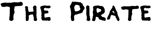 Font : Skiver Custom Text : The Pirate Way Test your own text here Click to download or to view this font on a tshirt that can be custom printed in Bali