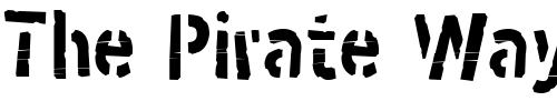 Font : Skraype Custom Text : The Pirate Way Test your own text here Click to download or to view this font on a tshirt that can be custom printed in Bali