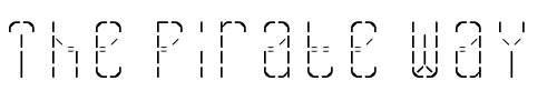 Font : SkreanFine Custom Text : The Pirate Way Test your own text here Click to download or to view this font on a tshirt that can be custom printed in Bali
