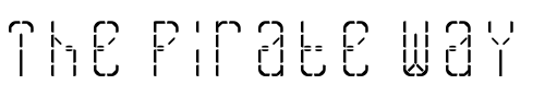 Font : SkreanRegular Custom Text : The Pirate Way Test your own text here Click to download or to view this font on a tshirt that can be custom printed in Bali