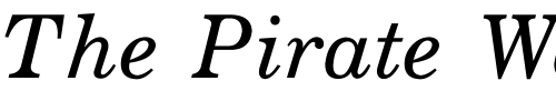 Font : Skt-Centurion-Italic Custom Text : The Pirate Way Test your own text here Click to download or to view this font on a tshirt that can be custom printed in Bali
