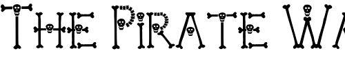 Font : Skull-and-Bones Custom Text : The Pirate Way Test your own text here Click to download or to view this font on a tshirt that can be custom printed in Bali