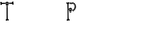 Font : Skull-and-Bones-Demo Custom Text : The Pirate Way Test your own text here Click to download or to view this font on a tshirt that can be custom printed in Bali