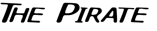 Font : Sky-Skunk Custom Text : The Pirate Way Test your own text here Click to download or to view this font on a tshirt that can be custom printed in Bali