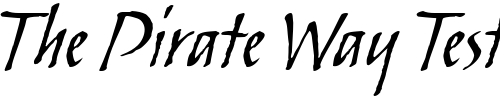 Font : Skylark-ITC-TT Custom Text : The Pirate Way Test your own text here Click to download or to view this font on a tshirt that can be custom printed in Bali