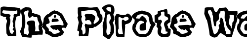Font : SlackhappyOutline Custom Text : The Pirate Way Test your own text here Click to download or to view this font on a tshirt that can be custom printed in Bali