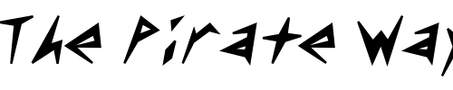 Font : Slasher-Heavy-Normal Custom Text : The Pirate Way Test your own text here Click to download or to view this font on a tshirt that can be custom printed in Bali
