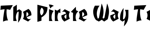 Font : SlavonicSSK-Regular Custom Text : The Pirate Way Test your own text here Click to download or to view this font on a tshirt that can be custom printed in Bali
