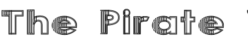 Font : Sliced-Iron Custom Text : The Pirate Way Test your own text here Click to download or to view this font on a tshirt that can be custom printed in Bali