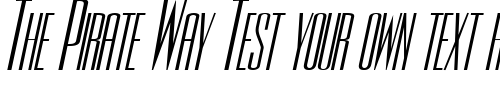 Font : Slim-Jim-Extended-Italic Custom Text : The Pirate Way Test your own text here Click to download or to view this font on a tshirt that can be custom printed in Bali