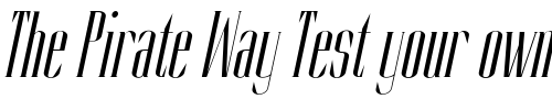 Font : Slim-Kim-Light-Italic-PDF Custom Text : The Pirate Way Test your own text here Click to download or to view this font on a tshirt that can be custom printed in Bali