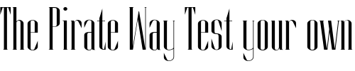 Font : Slim-Kim-Light-PDF Custom Text : The Pirate Way Test your own text here Click to download or to view this font on a tshirt that can be custom printed in Bali