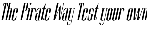 Font : Slim-Kim-Plain-Italic-PDF Custom Text : The Pirate Way Test your own text here Click to download or to view this font on a tshirt that can be custom printed in Bali