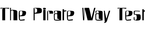 Font : SlimFast-AH Custom Text : The Pirate Way Test your own text here Click to download or to view this font on a tshirt that can be custom printed in Bali