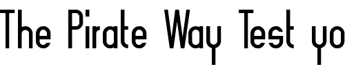 Font : Slimania Custom Text : The Pirate Way Test your own text here Click to download or to view this font on a tshirt that can be custom printed in Bali