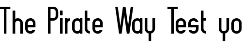 Font : Slimania2 Custom Text : The Pirate Way Test your own text here Click to download or to view this font on a tshirt that can be custom printed in Bali