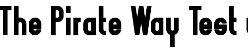 Font : Slimaniabold-Black Custom Text : The Pirate Way Test your own text here Click to download or to view this font on a tshirt that can be custom printed in Bali