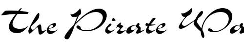 Font : SloganJoiD Custom Text : The Pirate Way Test your own text here Click to download or to view this font on a tshirt that can be custom printed in Bali