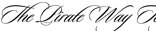 Font : Sloop-Script Custom Text : The Pirate Way Test your own text here Click to download or to view this font on a tshirt that can be custom printed in Bali