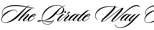 Font : Sloop-Script-One-BETA-Medium Custom Text : The Pirate Way Test your own text here Click to download or to view this font on a tshirt that can be custom printed in Bali
