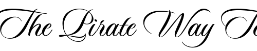 Font : Sloop-Script-One-LessSlant Custom Text : The Pirate Way Test your own text here Click to download or to view this font on a tshirt that can be custom printed in Bali