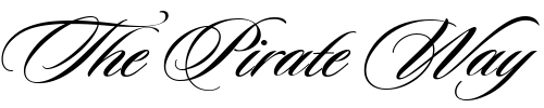 Font : Sloop-Script-Two-BETA-Medium Custom Text : The Pirate Way Test your own text here Click to download or to view this font on a tshirt that can be custom printed in Bali