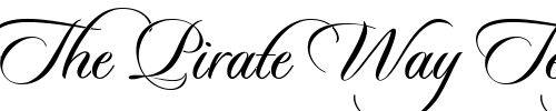 Font : Sloop-ScriptThree-Less-Slant Custom Text : The Pirate Way Test your own text here Click to download or to view this font on a tshirt that can be custom printed in Bali