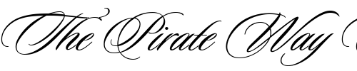 Font : Sloop-ScriptTwo Custom Text : The Pirate Way Test your own text here Click to download or to view this font on a tshirt that can be custom printed in Bali