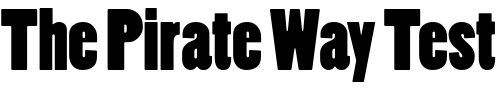 Font : Slot-SSi-Black Custom Text : The Pirate Way Test your own text here Click to download or to view this font on a tshirt that can be custom printed in Bali