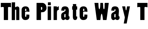 Font : SlotSSK-Regular Custom Text : The Pirate Way Test your own text here Click to download or to view this font on a tshirt that can be custom printed in Bali