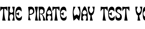 Font : SmokeHouse Custom Text : The Pirate Way Test your own text here Click to download or to view this font on a tshirt that can be custom printed in Bali